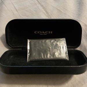 COACH Black Hard Case Sunglasses Eyewear & Cloth